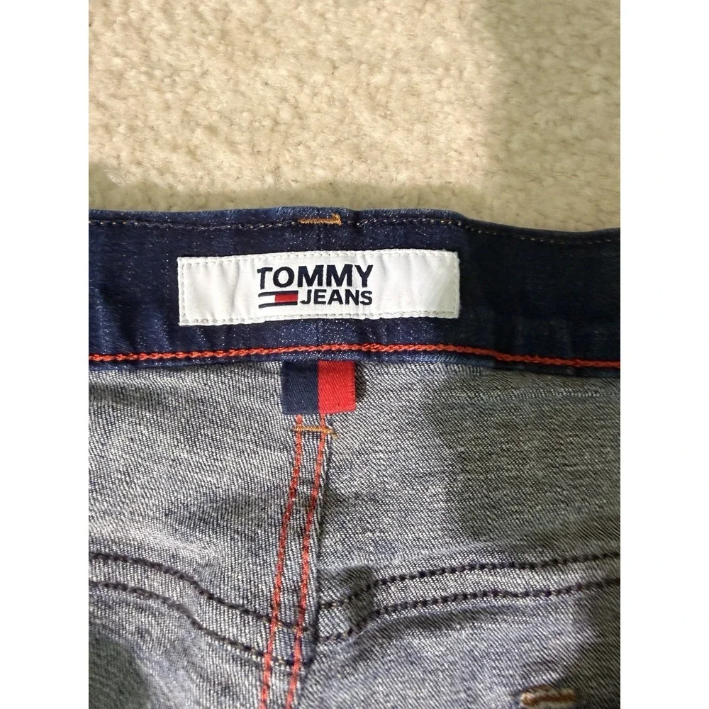 Tommy Hilfiger W38/L32 Men's Straight Leg Jeans - Dark Wash